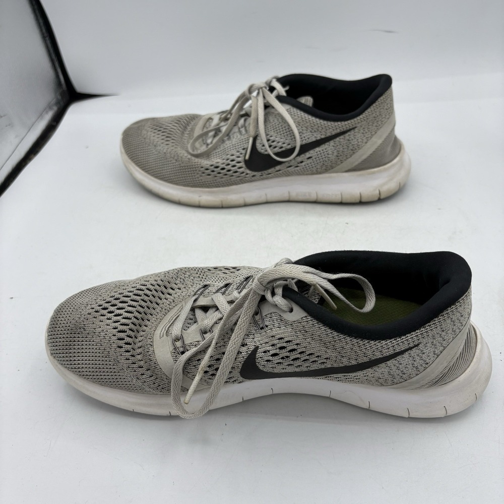 Nike Shoes Mens Size 8 Free RN Knit Mesh Grey Sneakers Run Walk Gym 831508-101 - Picture 10 of 11